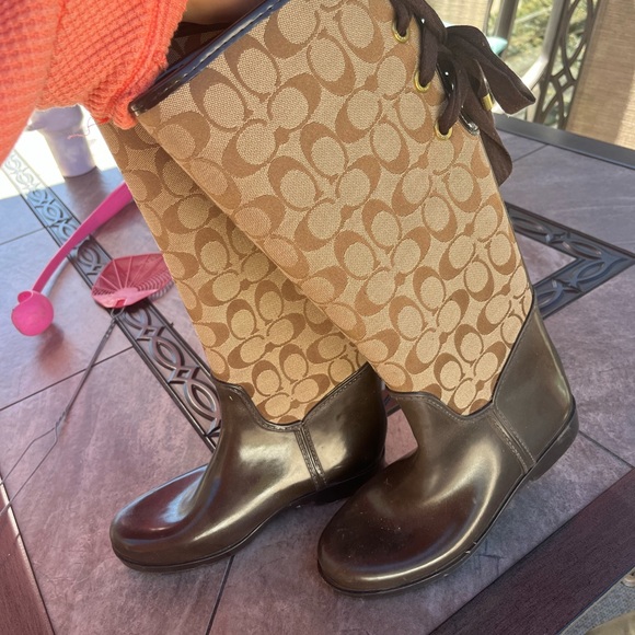 Coach rain boots - Picture 3 of 4